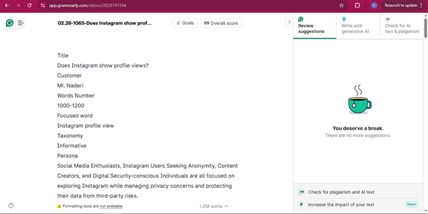Does Instagram show profile views?