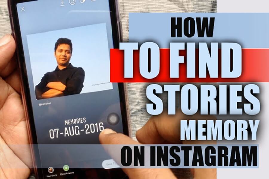 Instagram On This Day feature showing past story memories